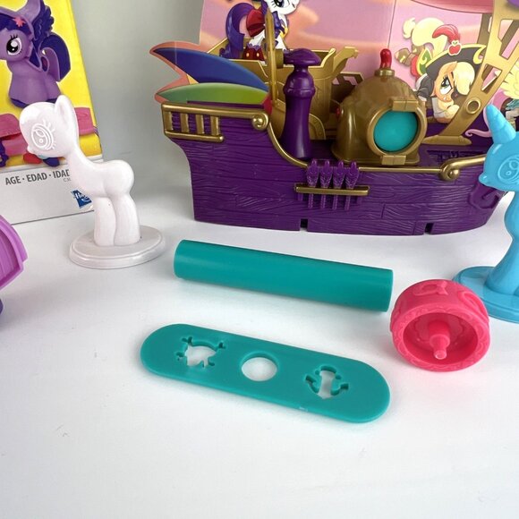 My Little Pony Play-Doh Pirate Friendship Ahoy Set Walmart Exclusive Plus Extras - Picture 4 of 16